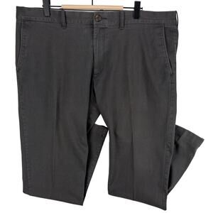 J.Crew Mercantile Flex Slim Chinos Mens 38x32 Gray Stretch Cotton Flat Front